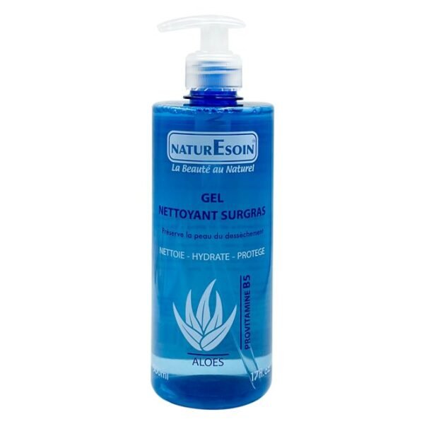 NATURESOIN GEL NETTOYANT SURGRAS ALOES 500ML