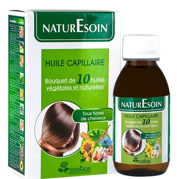 NATURESOIN HUILE CAPILLAIRE 10 HUILES VEGETALES ET NATURELLES-125ML