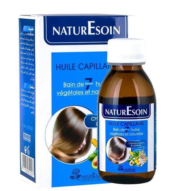 NATURESOIN HUILE CAPILLAIRE 7 BAIN HUILES VEGETALLES 100% NATURELLES