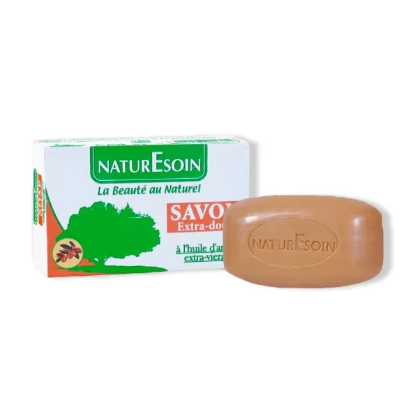 NATURESOIN SAVON EXTRA-DOUX A L'HUILE D'ARGAN EXTRA VIERGE