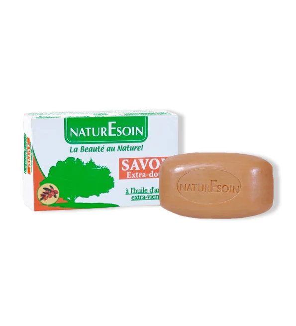 NATURESOIN SAVON EXTRA-DOUX A L'HUILE D'ARGAN EXTRA VIERGE