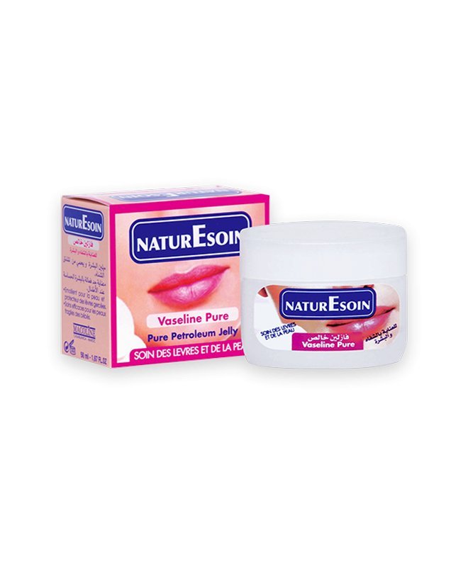 NatureSoin Vaseline Blanche Soin des lèvres et peau 50ml