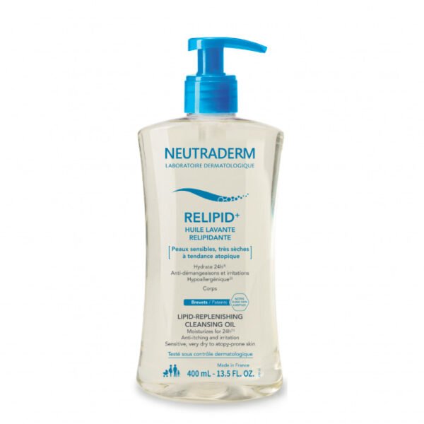 NEUTRDERM HUILE LAVANT RELIPIDANT 400ML