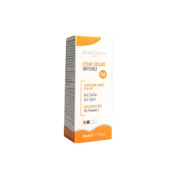 NOVADERM ECRAN SOLAIRE INVISIBLE SPF 50+50ML