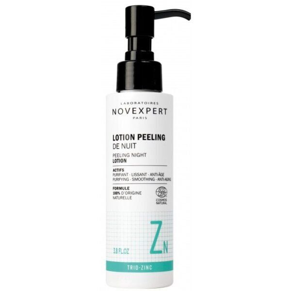 NOVEXPERT LOTION PEELING DE NUIT TRIO ZINC 115 ML