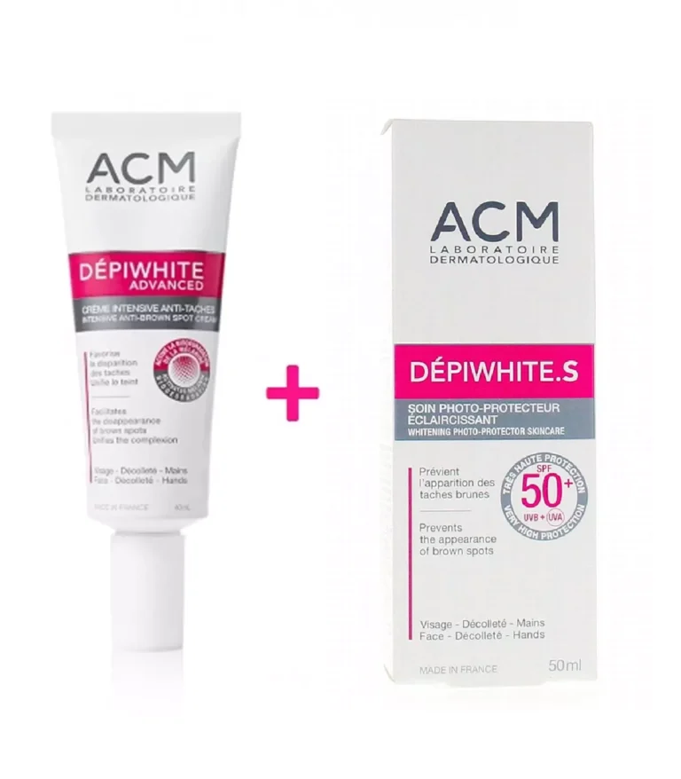 PACK ACM CRÈME DEPIWHITE ADVANCED DEPIGMENT + ÉCRAN DEPIWHITE S SPF 50+