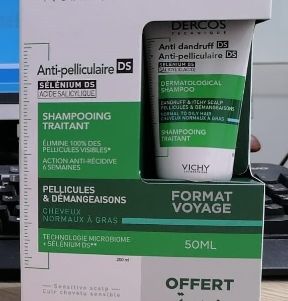 PACK VICHY DERCOS SHAMPOING ANTI-PELLICULAIRE GRASSES 200ML