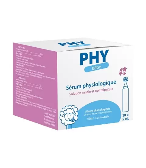 PHY SÉRUM PHYSIOLOGIQUE BTE 30*5ML