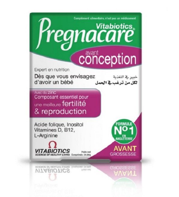 PREGNACARE AVANT CONCEPTION 30 COMPREMES