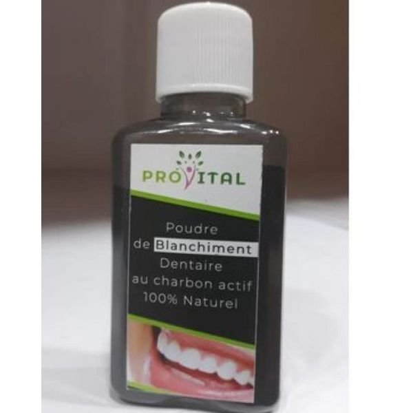 PRO-VITAL POUDRE DE BLANCHIMENT DENTAIRE AU CHARBON ACTIF
