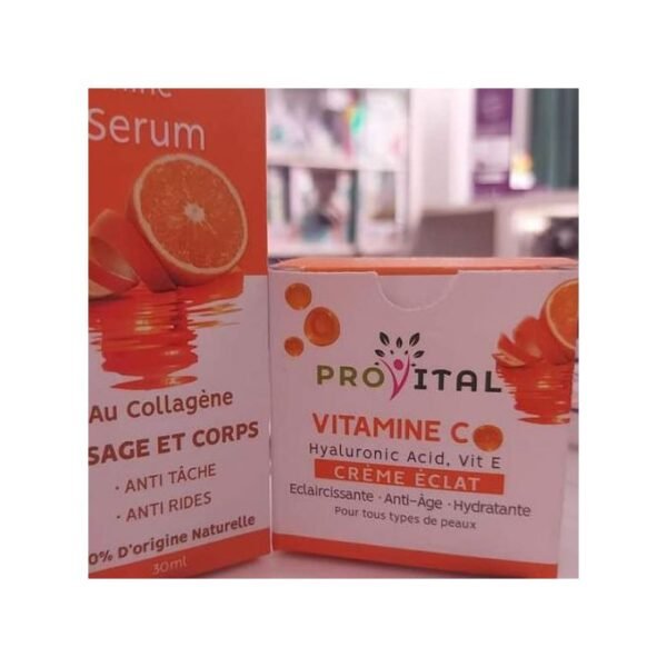 PROVITAL PACK ECLAT SERUM VITAMINE C+CREME VITAMINE C