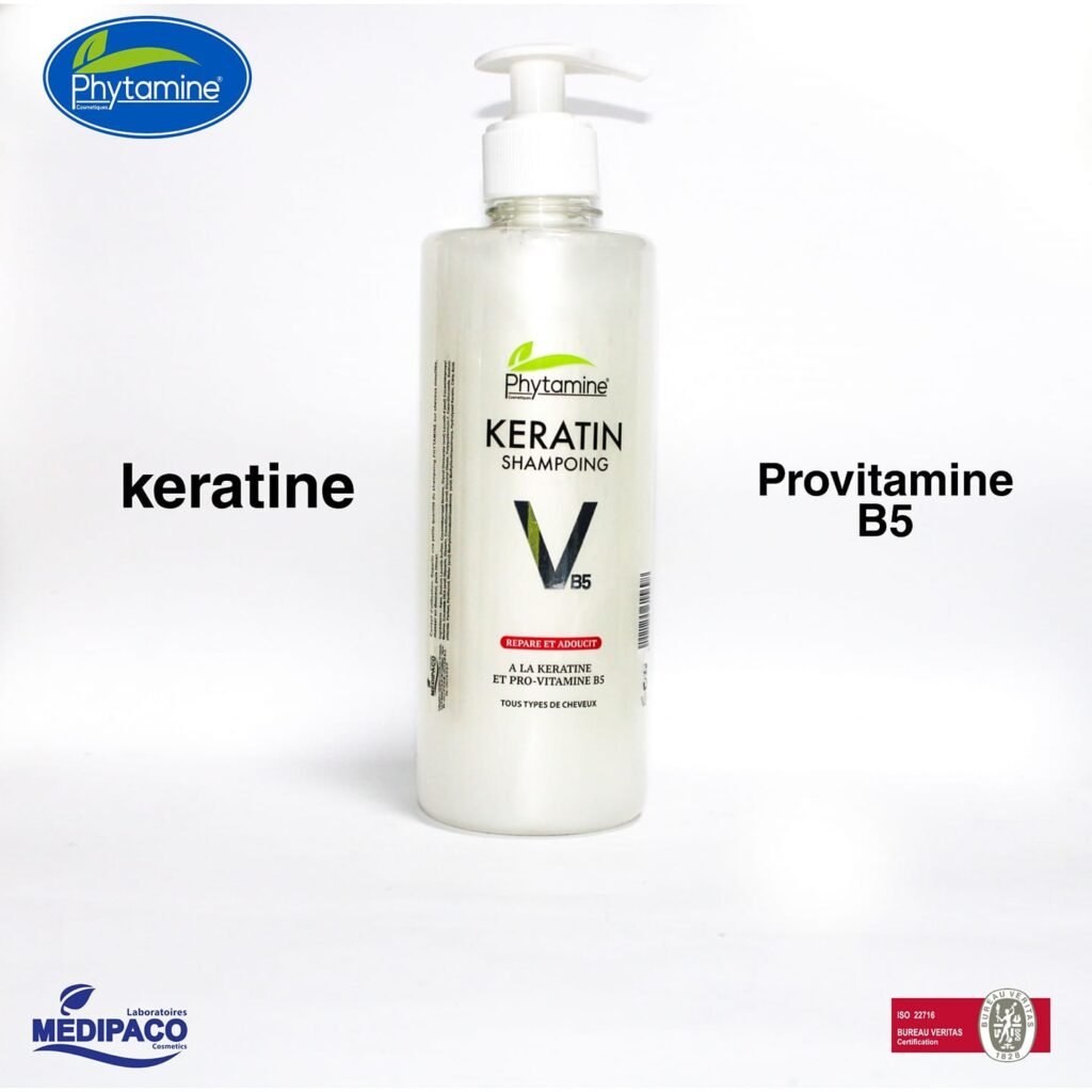 Shampoing traitant a la keratine et pro vitamine B5 420ml