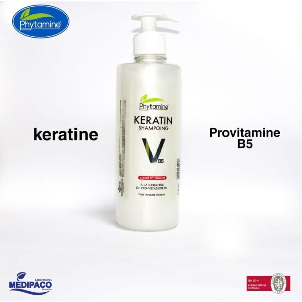 Shampoing traitant a la keratine et pro vitamine B5 420ml