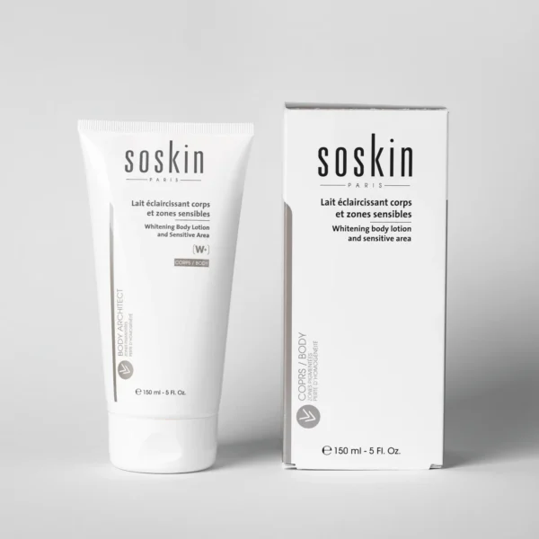 SOSKIN LAIT ECLAIRCISSANT CORPS ET ZONES SENSIBLES 150ML