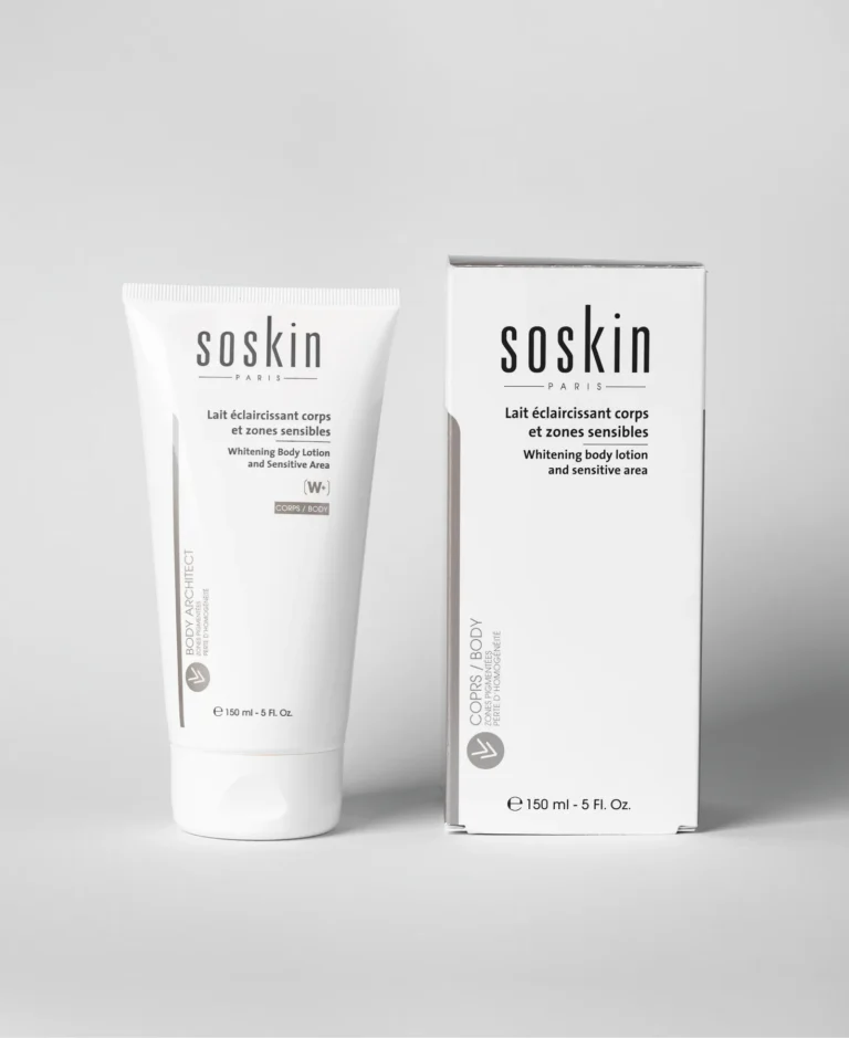SOSKIN LAIT ECLAIRCISSANT CORPS ET ZONES SENSIBLES 150ML