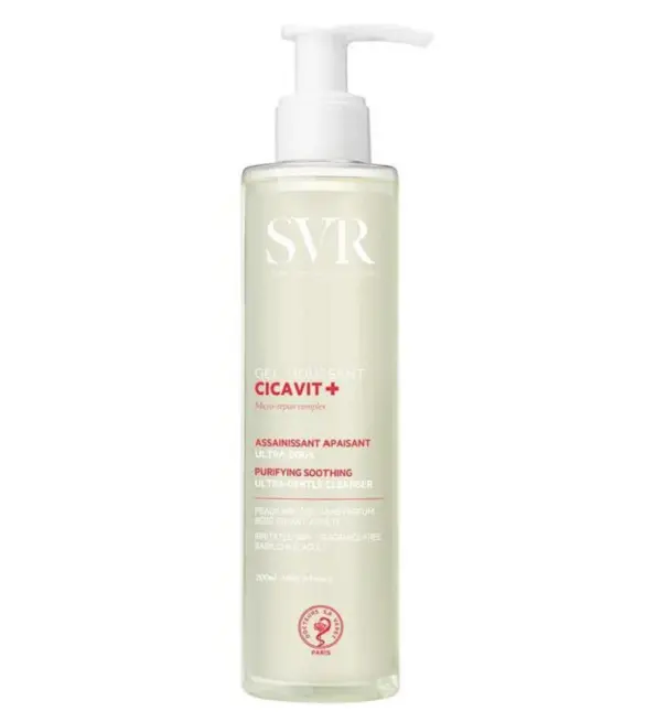 SVR CICAVIT+ GEL MOUSSANT ASSAINISSANT APAISANT ULTRA DOUX 200ML