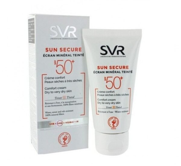 SVR ÉCRAN SUN SECURE MINERAL TEINTÉ PEAUX SÈCHES SPF50+ 60G