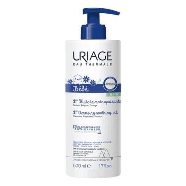 URIAGE BÉBÉ 1ER HUILE LAVANTE APAISANTE 500ML