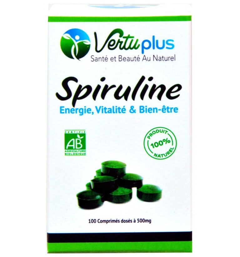 VERTUPLUS SPIRULINE 200 COMPRIMES