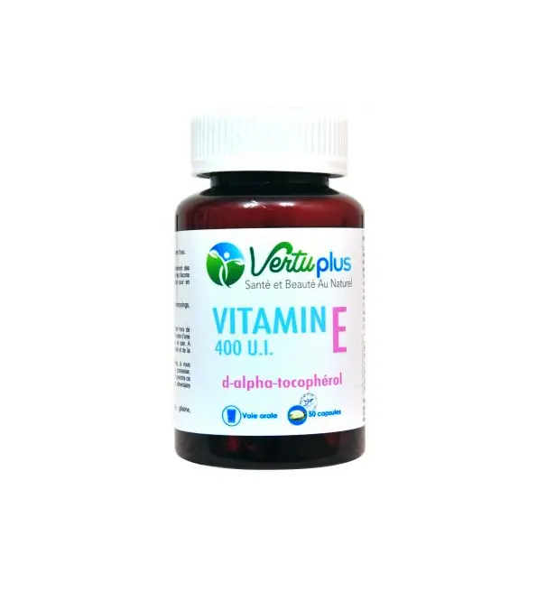 VERTUPLUS VITAMINE E 50 CAPSULES