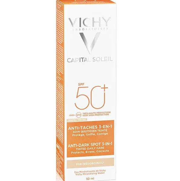 VICHY CAPITAL SOLEIL ANTI TACHES 3EN1 50ML