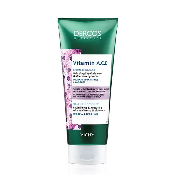 Vichy Dercos Nutrients Après-Shampoing Baume Vitamin A.C.E. Cheveux Ternes Et Fatigués | 200ml