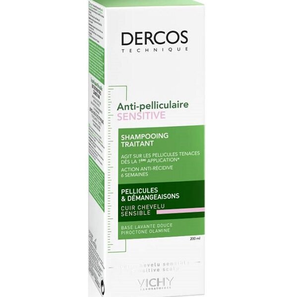 VICHY DERCOS SHAMPOING ANTI-PELLICULAIRE SENSITIVE 200 ML