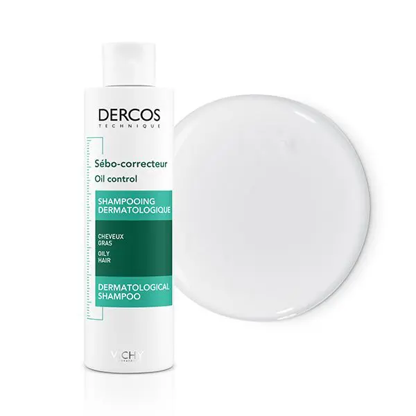 Vichy Dercos Shampoing Traitant Sébo-Correcteur Cheveux Gras | 200ml