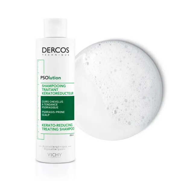 VICHY DERCOS SHAMPOOING PSOLUTION POUR LES CUIRS CHEVELUS À TENDANCE PSORIASIQUE 200ML